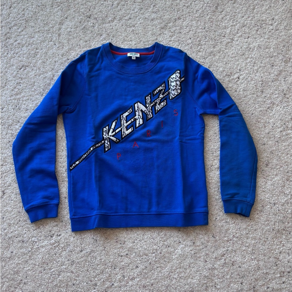 Kenzo Vibrant Blue Crewneck Sweater